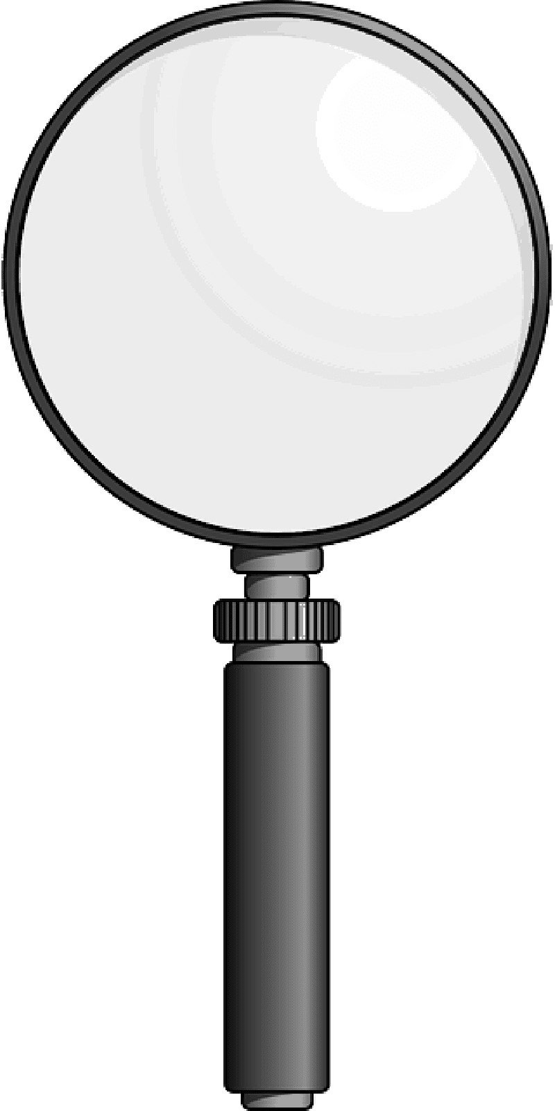 Magnifying glass loupe clipart image