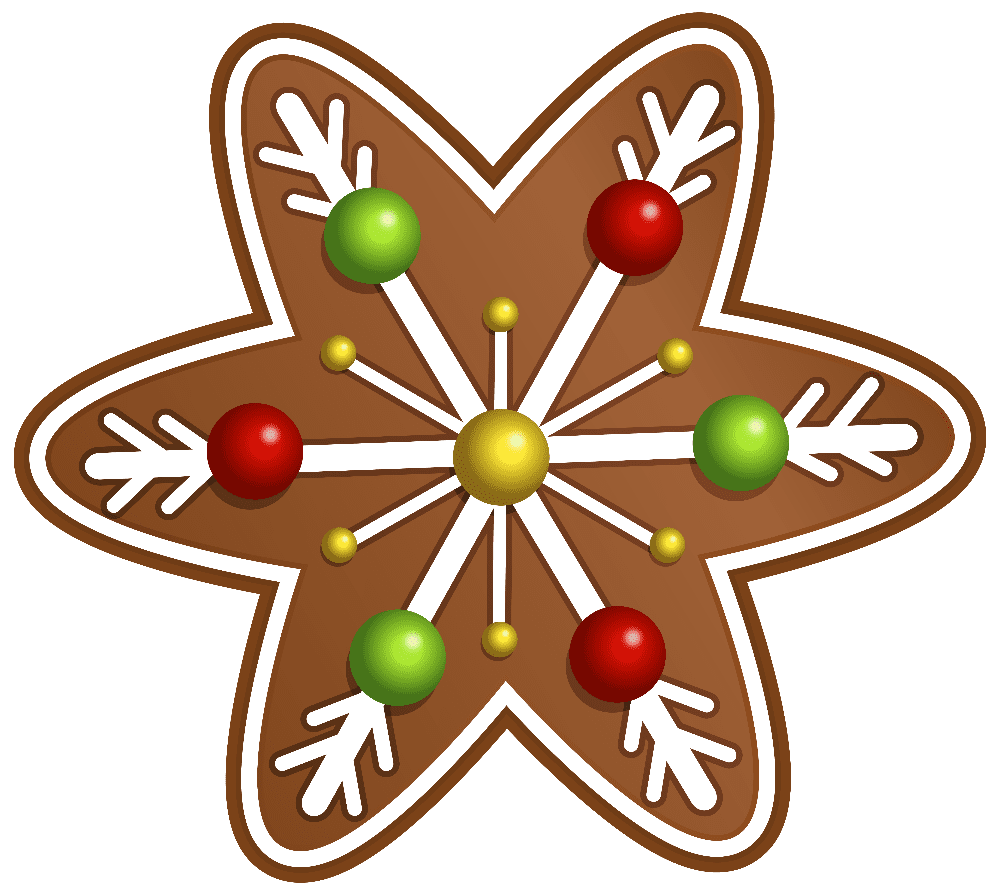 Cookie clipart christmas ornaments background