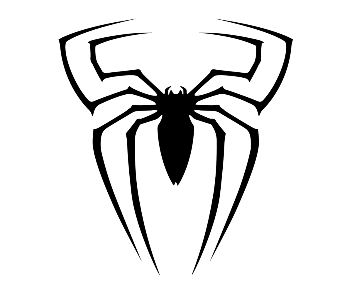 Spider man logo tattoo art clipart