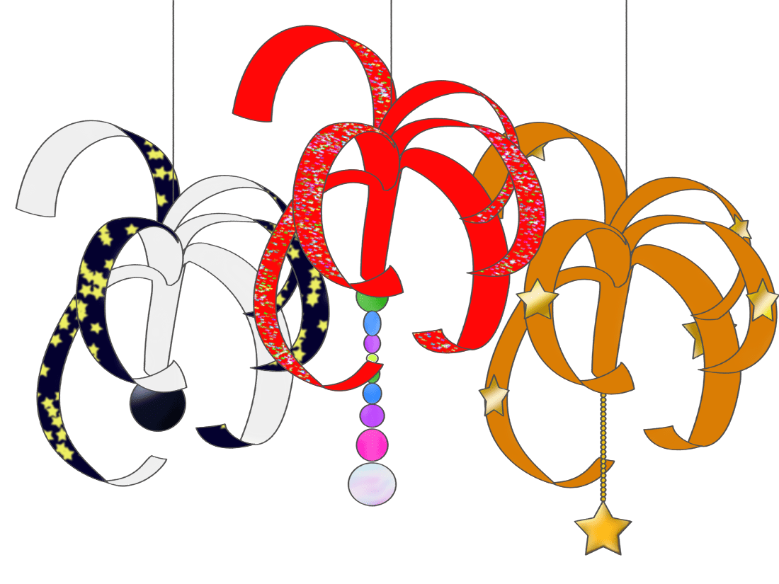 Fireworks firework decorations clipart photo