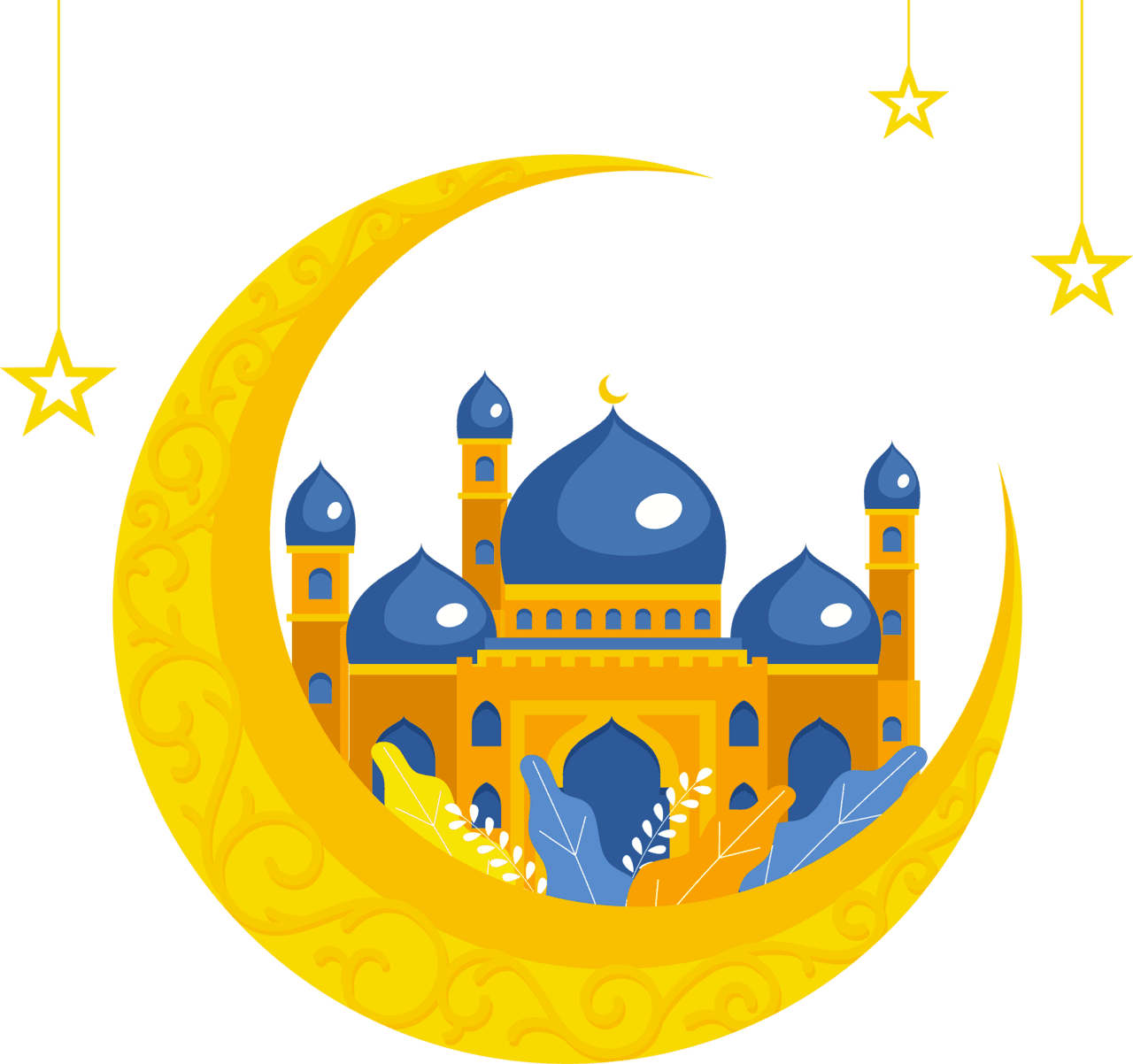 Moon masjid al aqsa near me clipart image