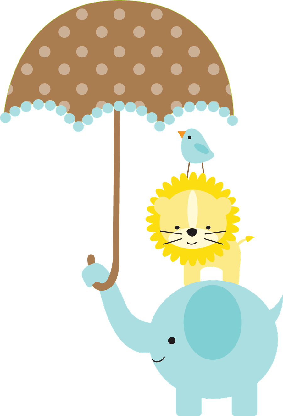 Umbrella pin page clipart clip art 2