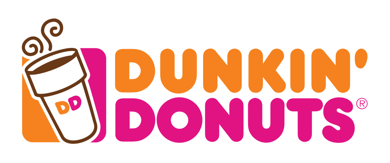 Dunkin donut logo and symbol meaning history brand clipart