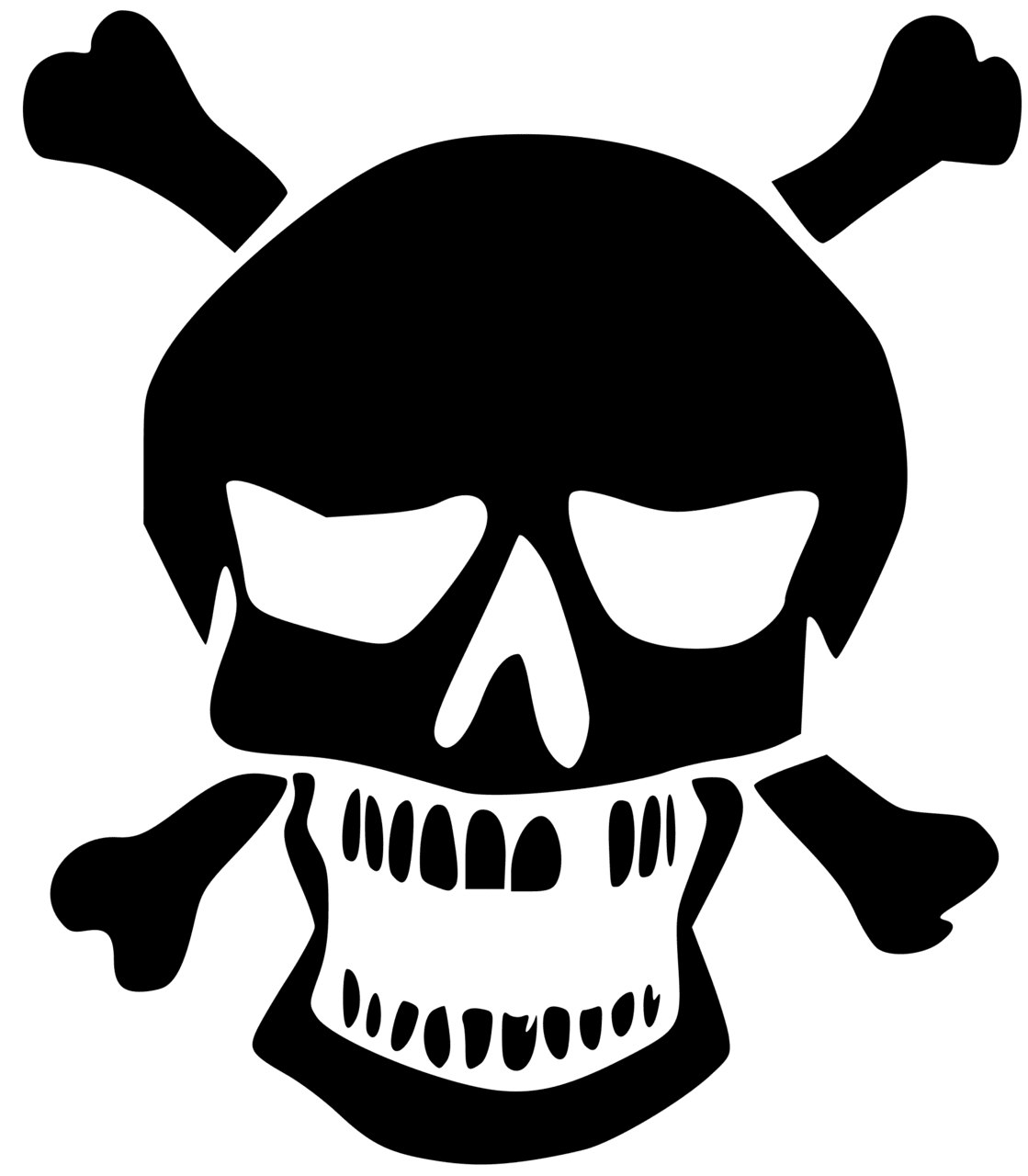 Skull cliparts images clipart library