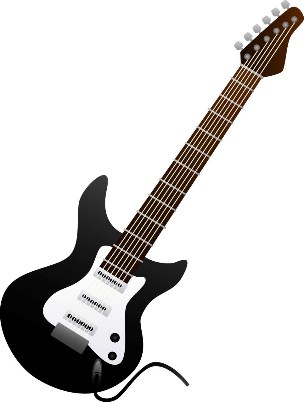 Guitar pin page clipart vector