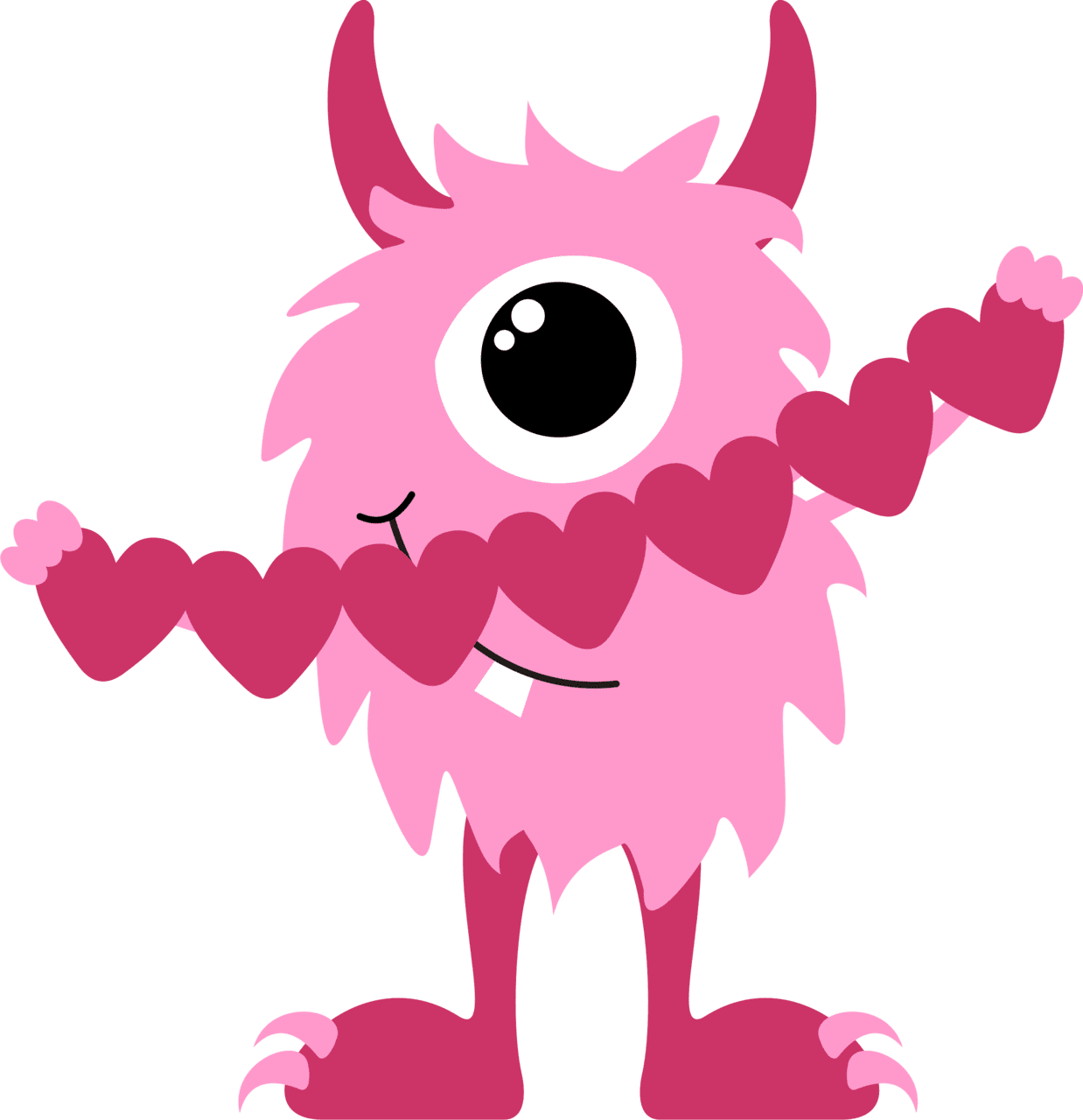 Valentines photos of valentine monster clipart