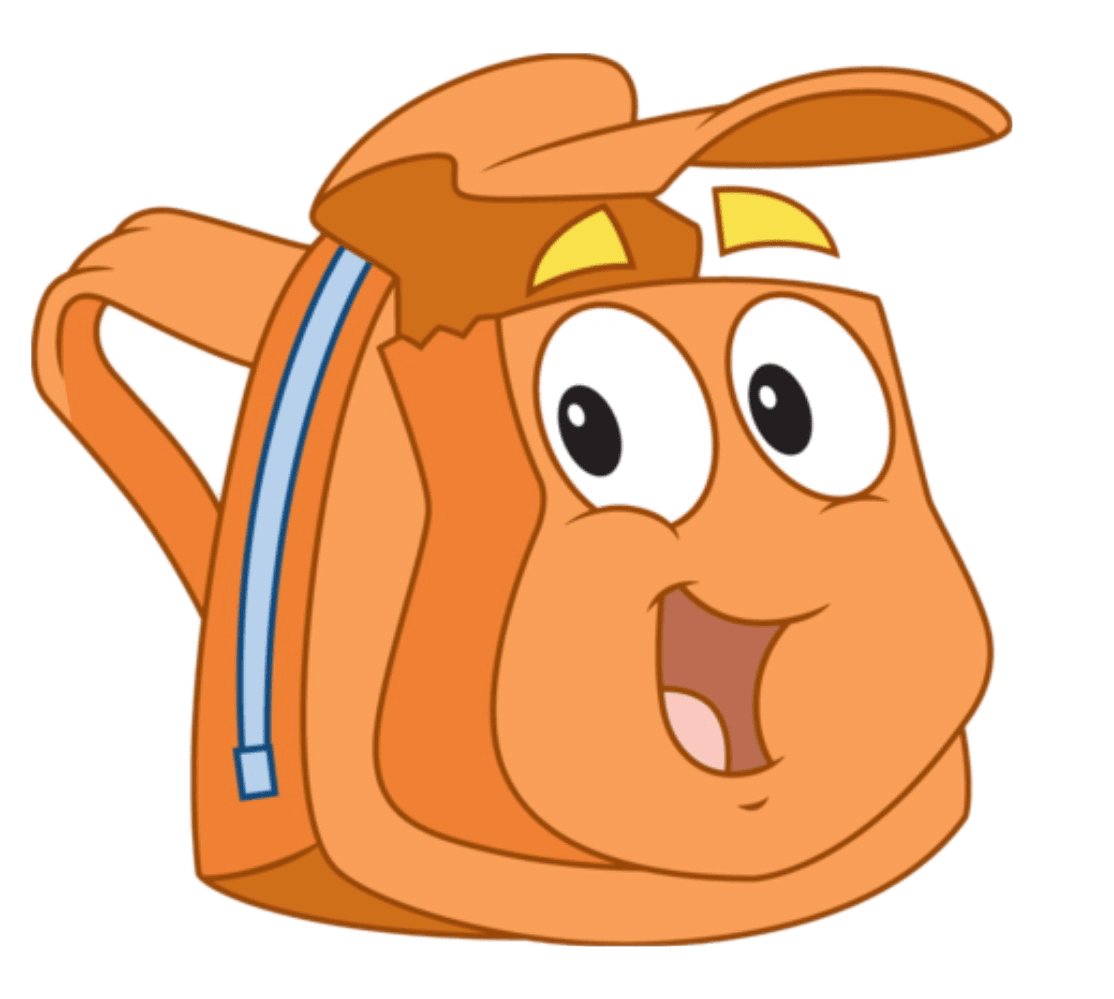 Backpack pin page clipart logo 2