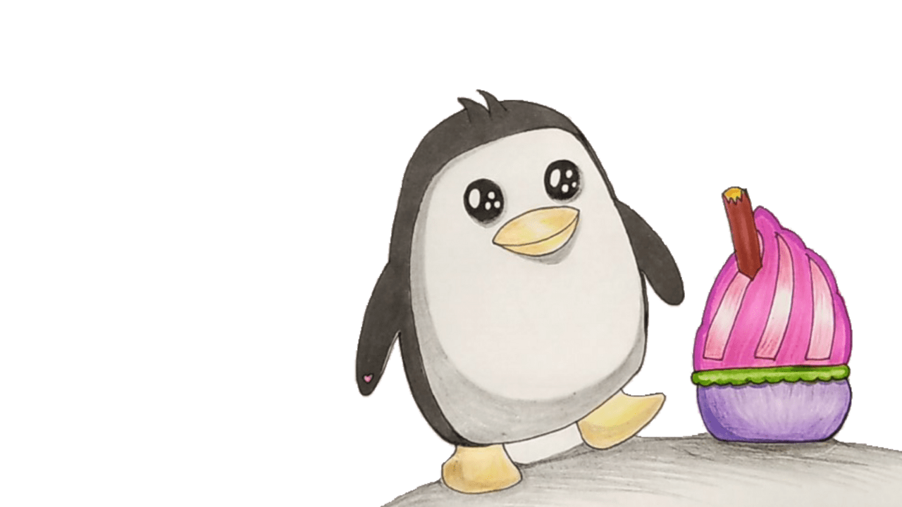 Penguin pin page clipart free 3