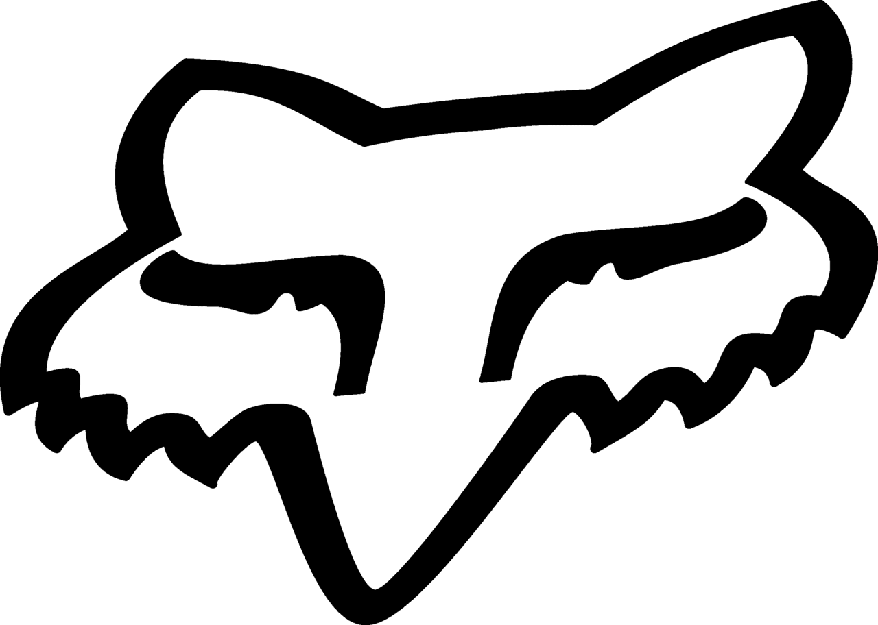 Fox racing logo vector clipart motocross