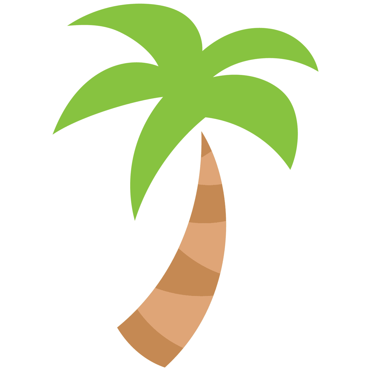 Palm tree by abstract artwork clipart transparent