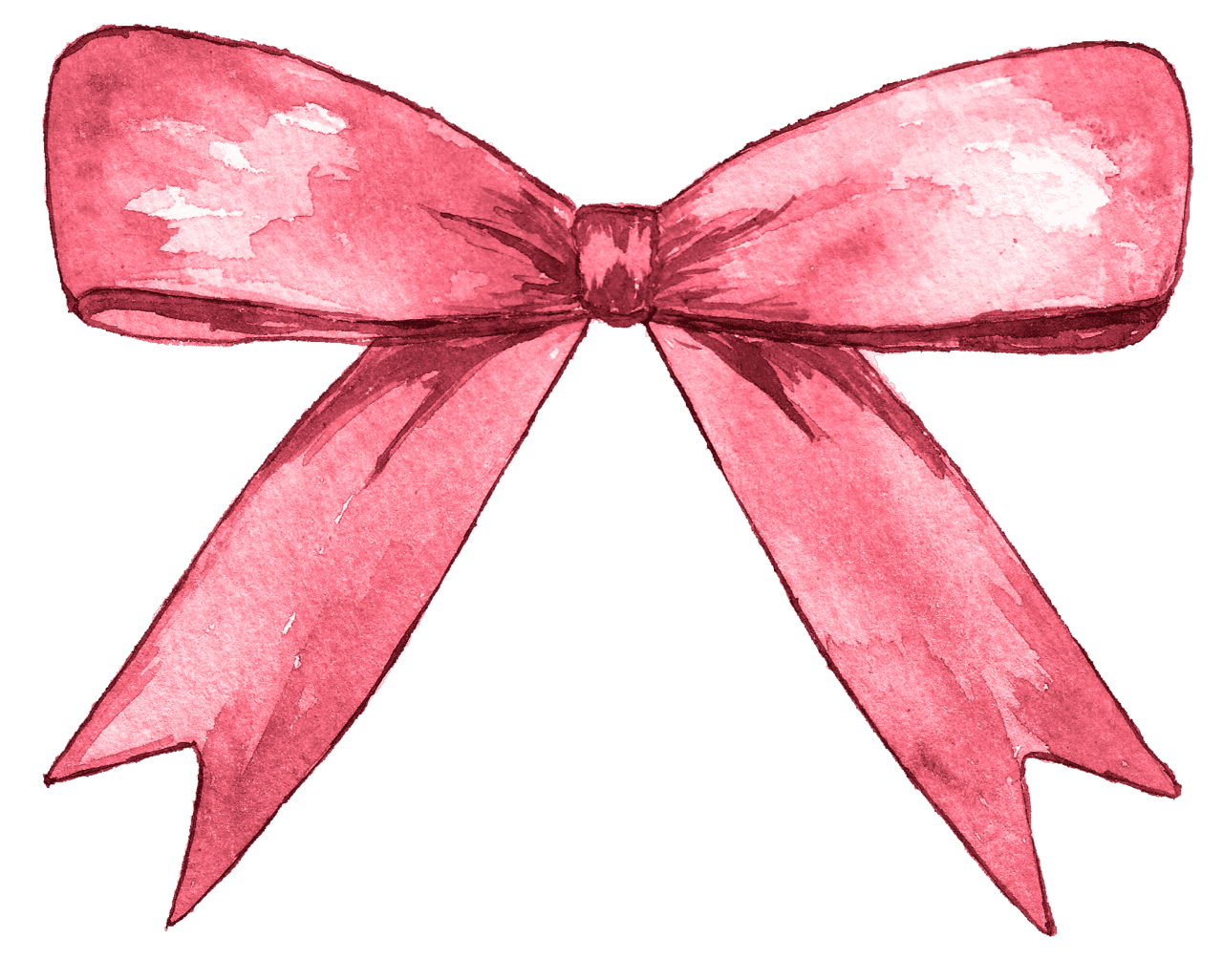 Bow pin page clipart picture 2