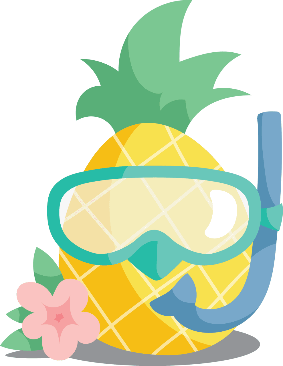 Pineapple pin page clipart logo