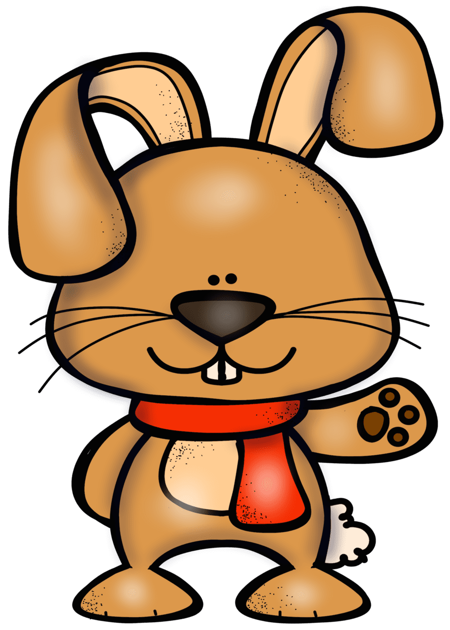 Bunny pin page clipart free 2