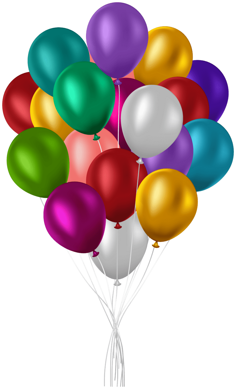 Congratulations party balloons clipart free