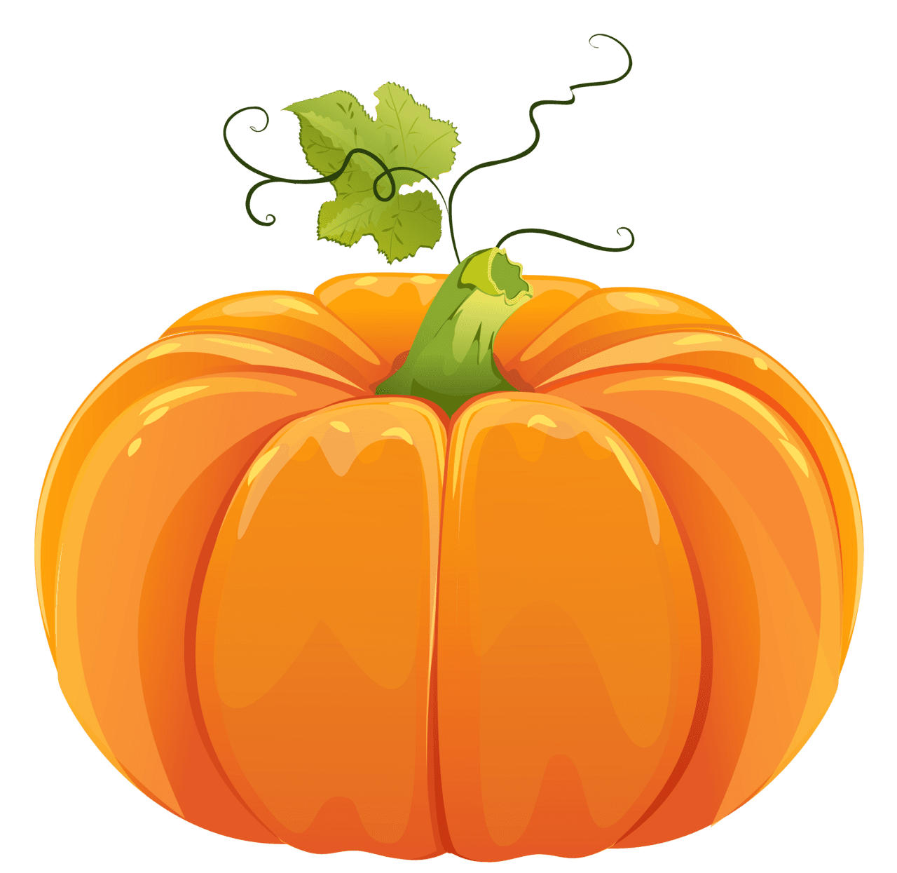 Autumn leaves pumpkin clipart cliparting image