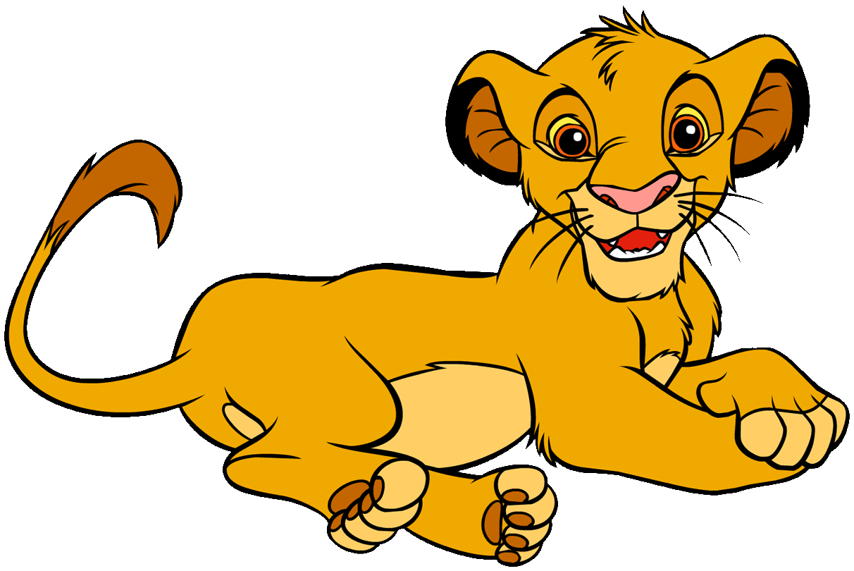 Lion simba face clipart background