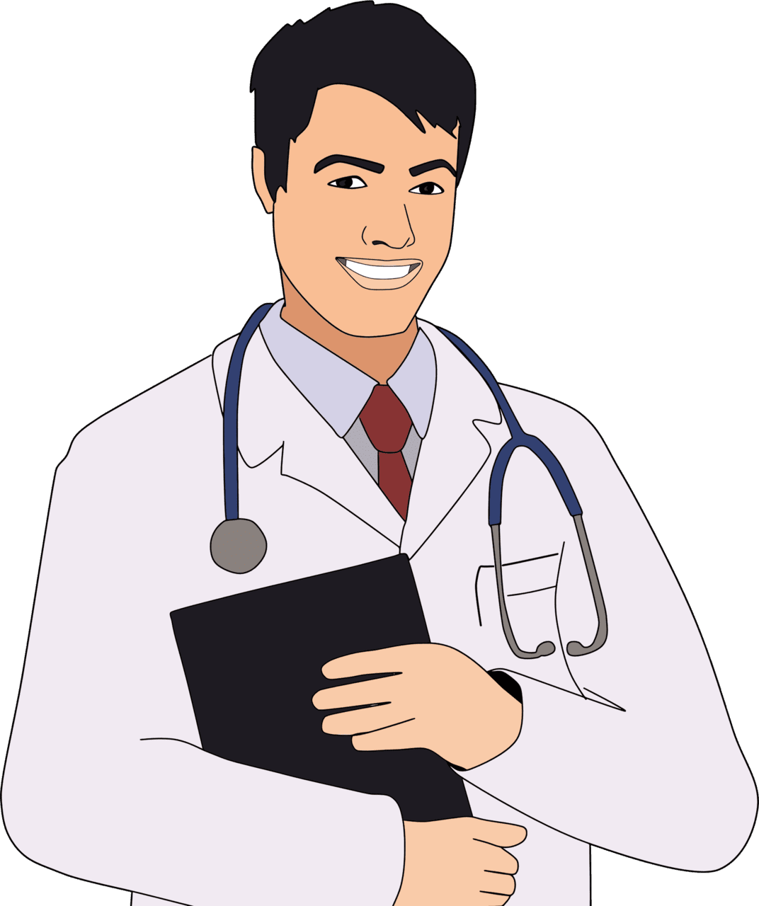 Doctor clipart image logo vector