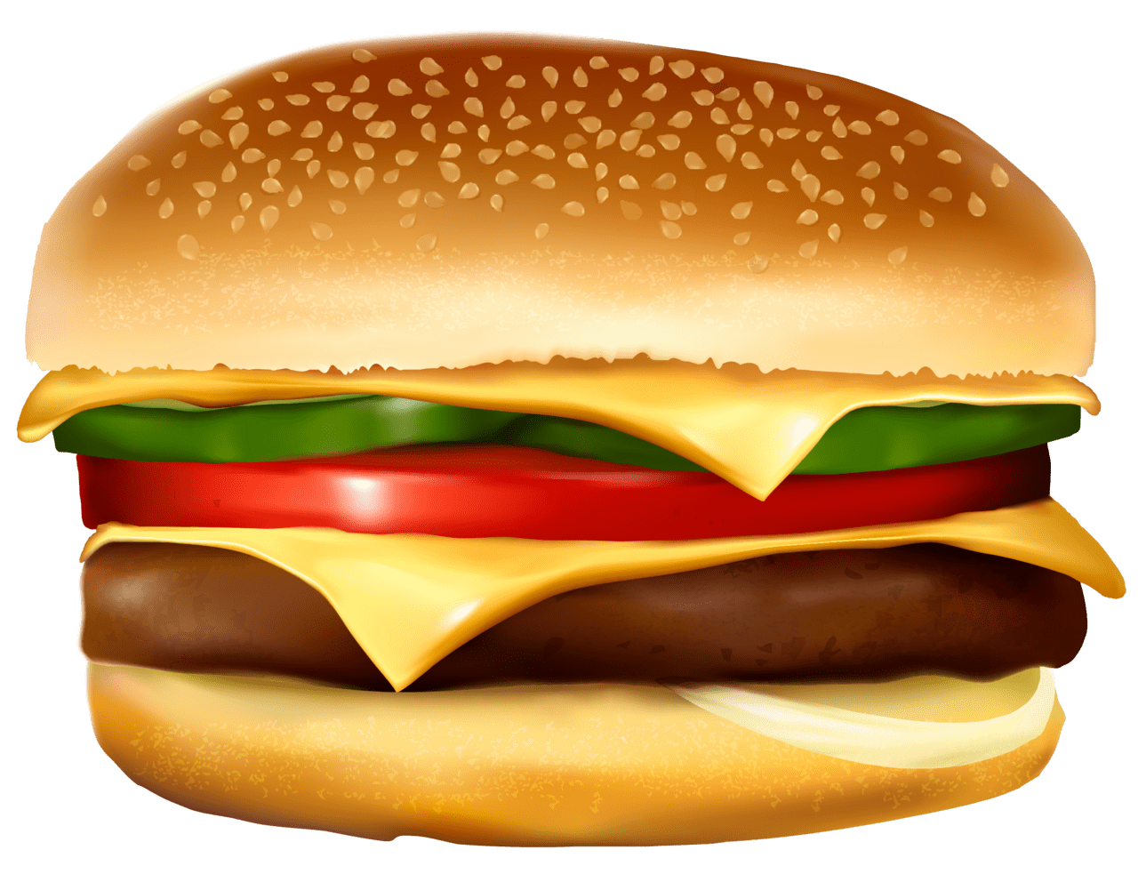 Hamburger burger vector clipart