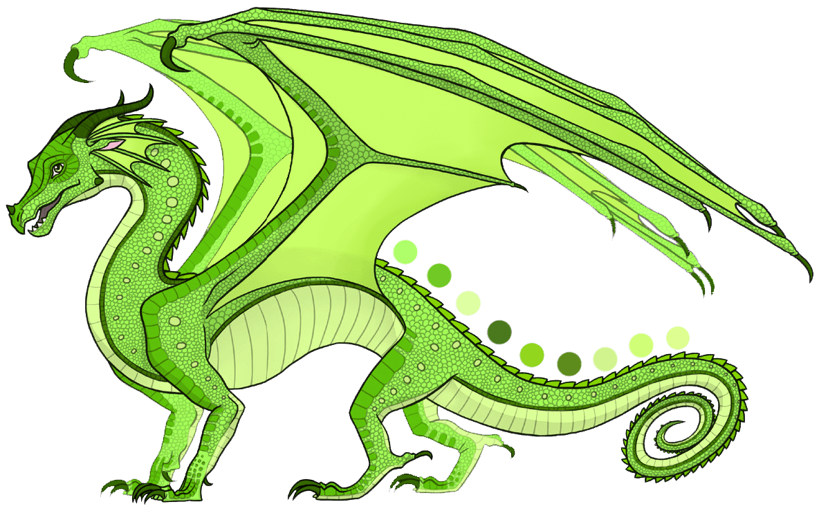 Dragon pin page clipart picture