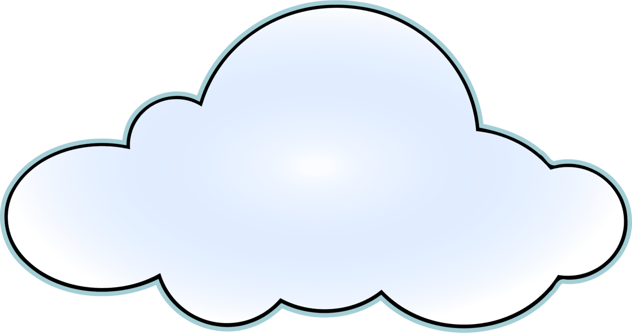 Cloud pin page clipart vector