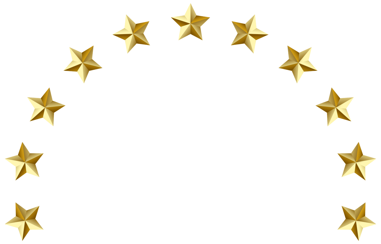 Ear star decoration clipart image