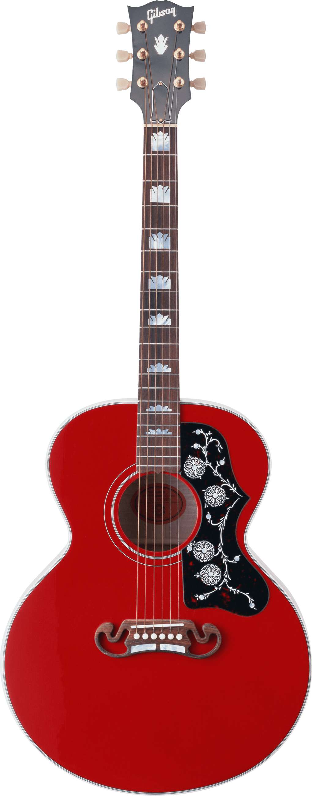 Purple guitar clipart image