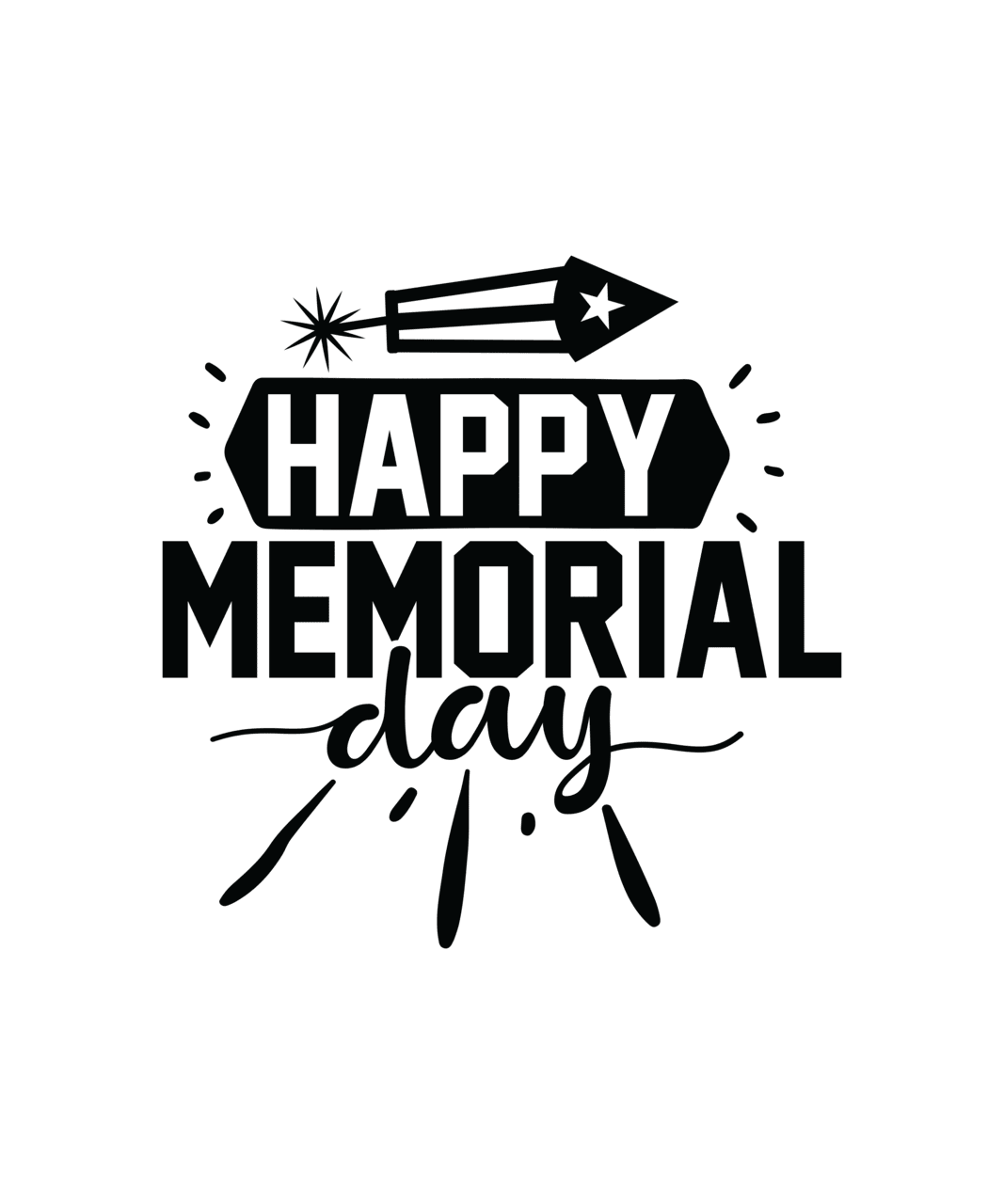 Memorial day design bundle clipart vector