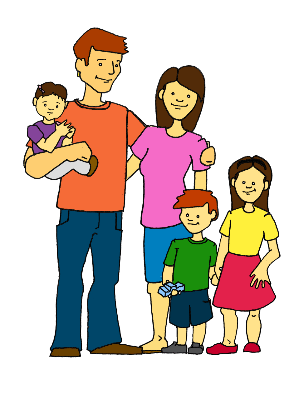 Family pin page clipart clip art