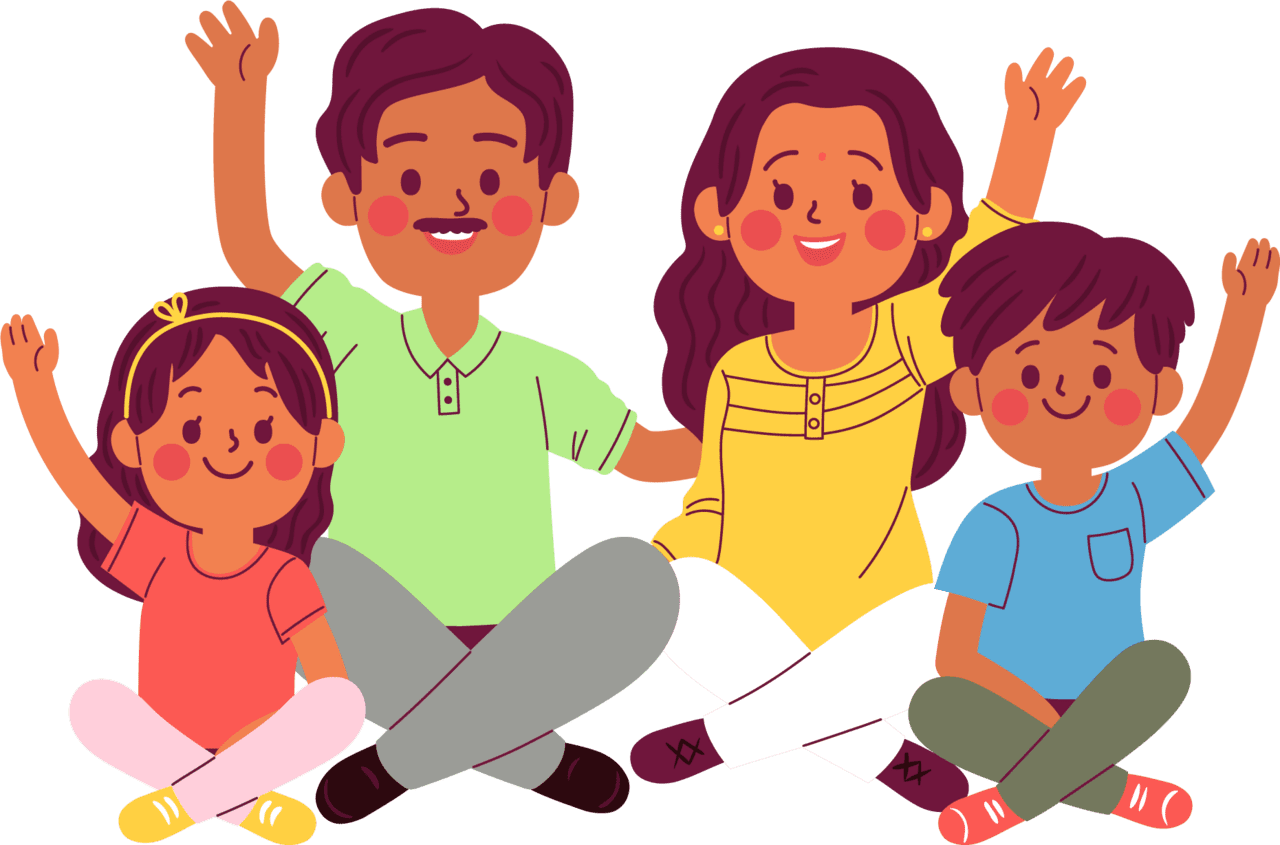 Family day home daycare international clipart image