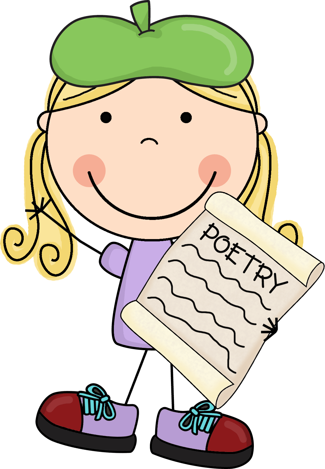 Children poetry clipart image