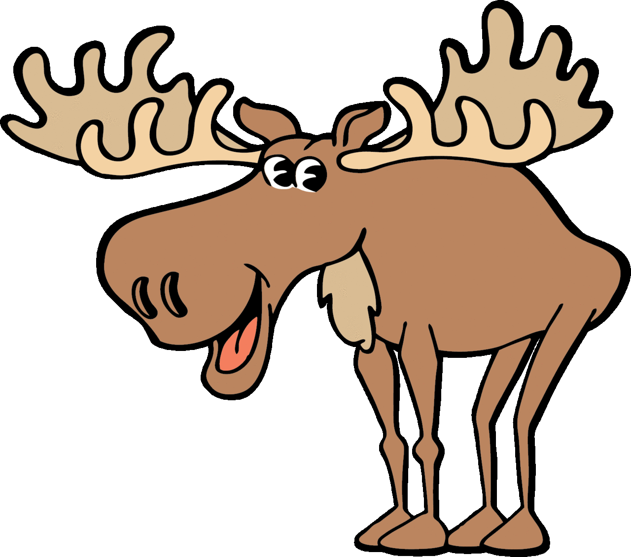 Deer woodsy the moose clipart photo