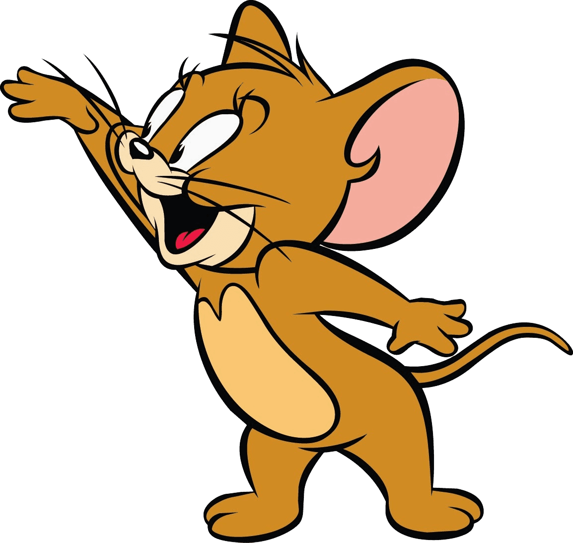 Jerry mouse tom cat and clipart full size pinclipart logo