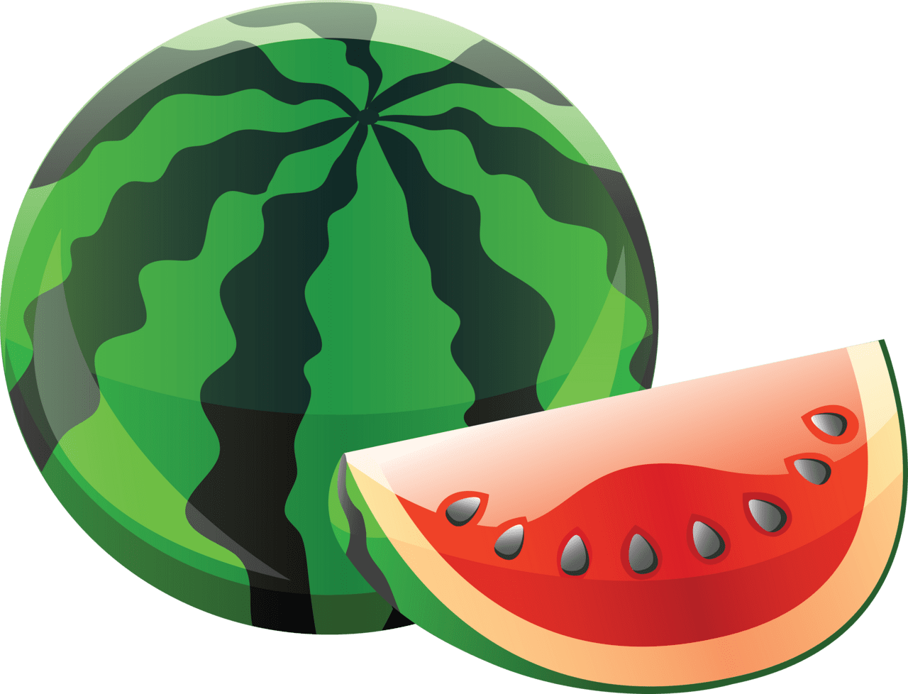 Watermelon clipart free 2