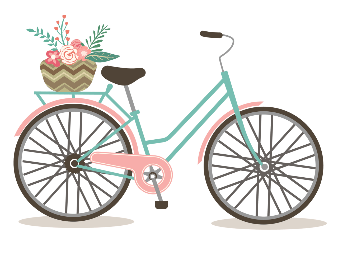 Bike bicycle drawing painting watercolor paintings for beginners clipart free