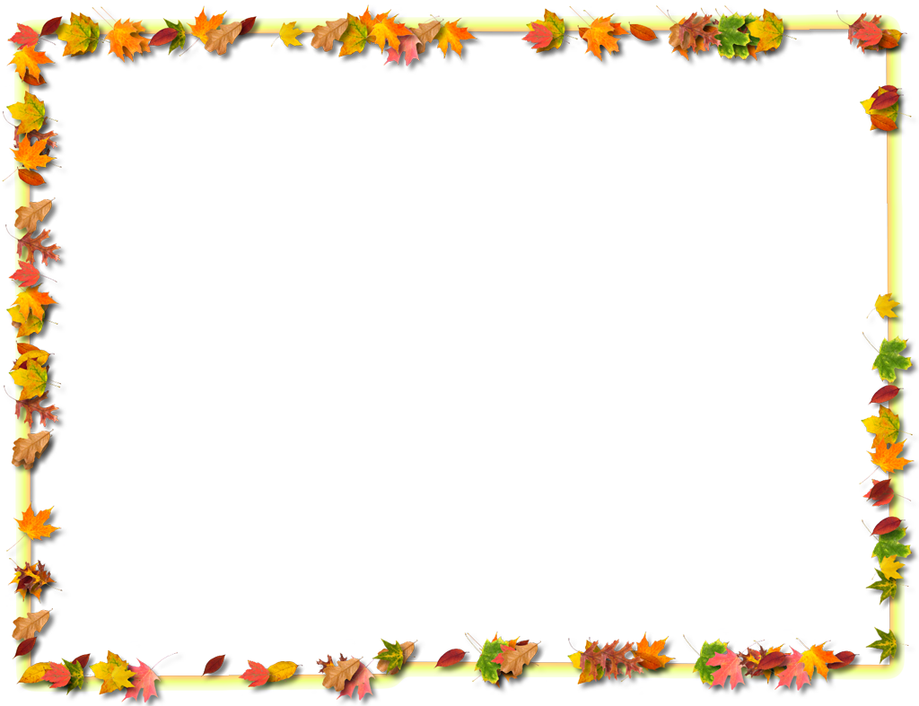 Autumn leaves pin page clipart picture