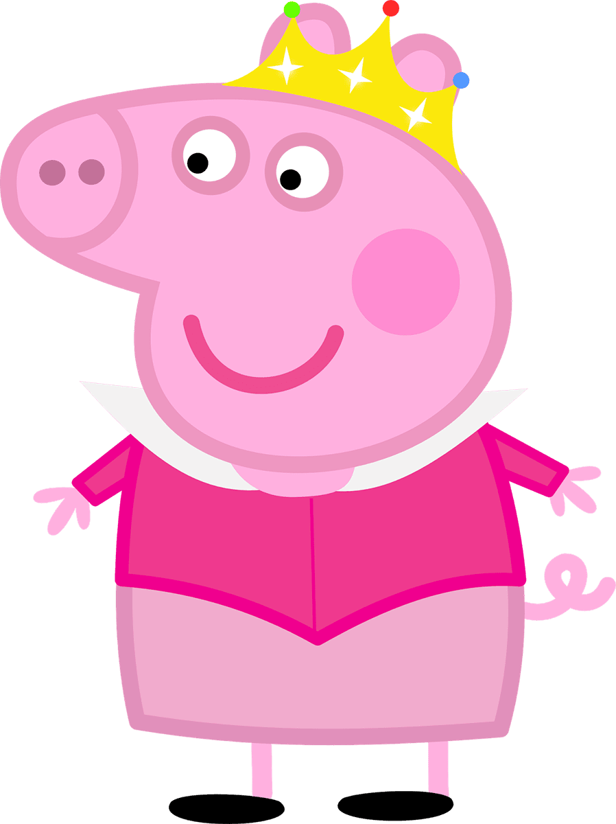 Pig pin page clipart vector 5