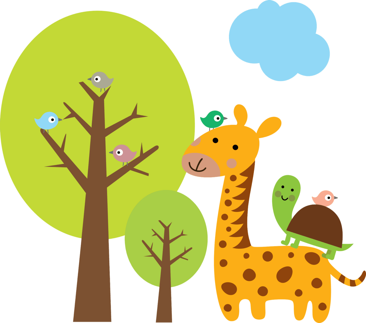 Giraffe imagens safari para montagens digitais dieren clipart