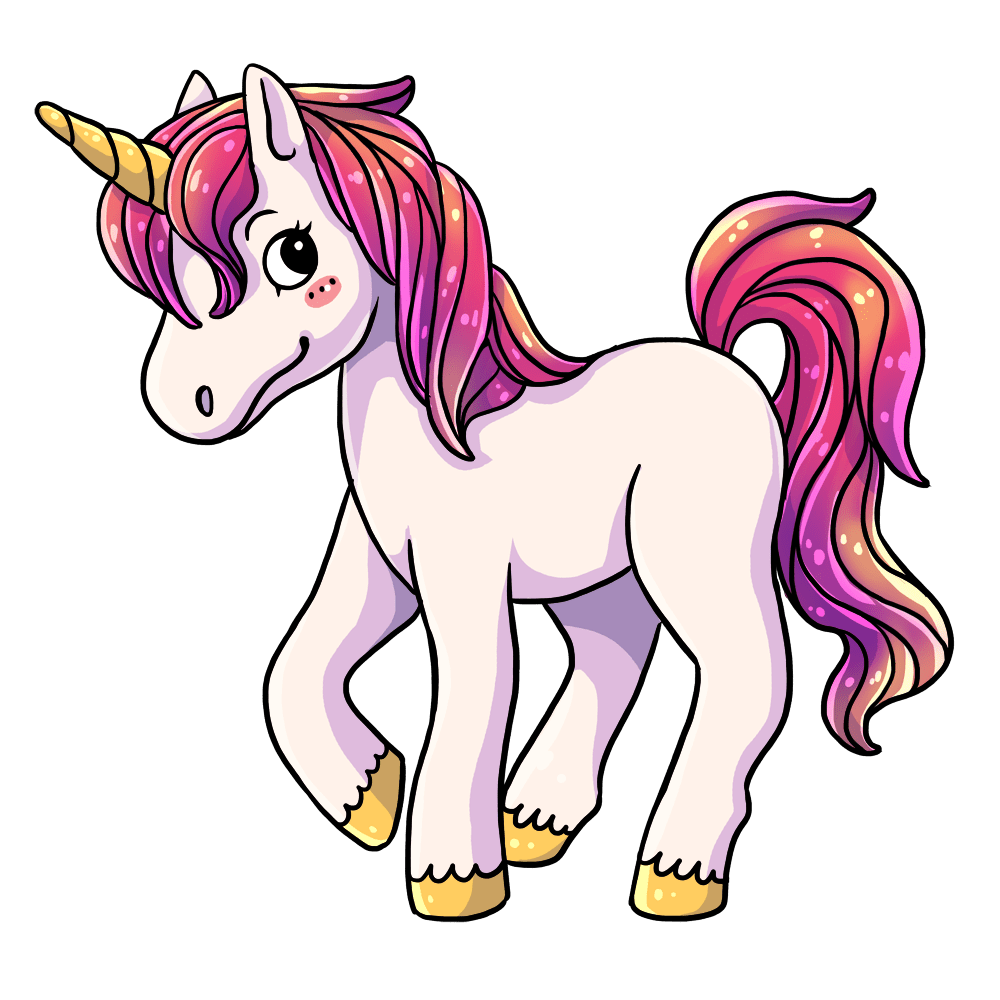 Unicorn clipart vector