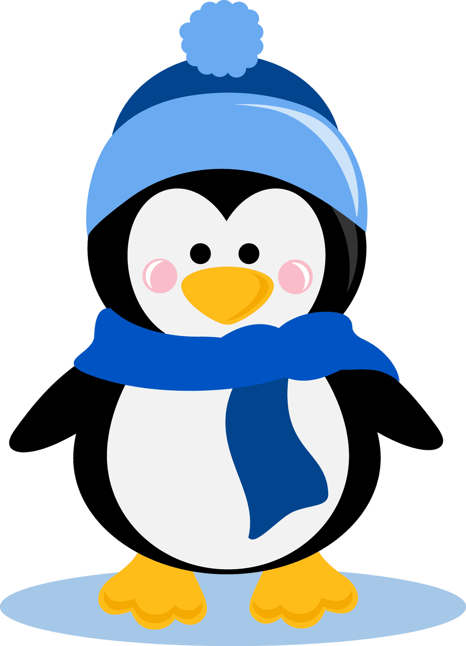 Penguin pin page clipart logo