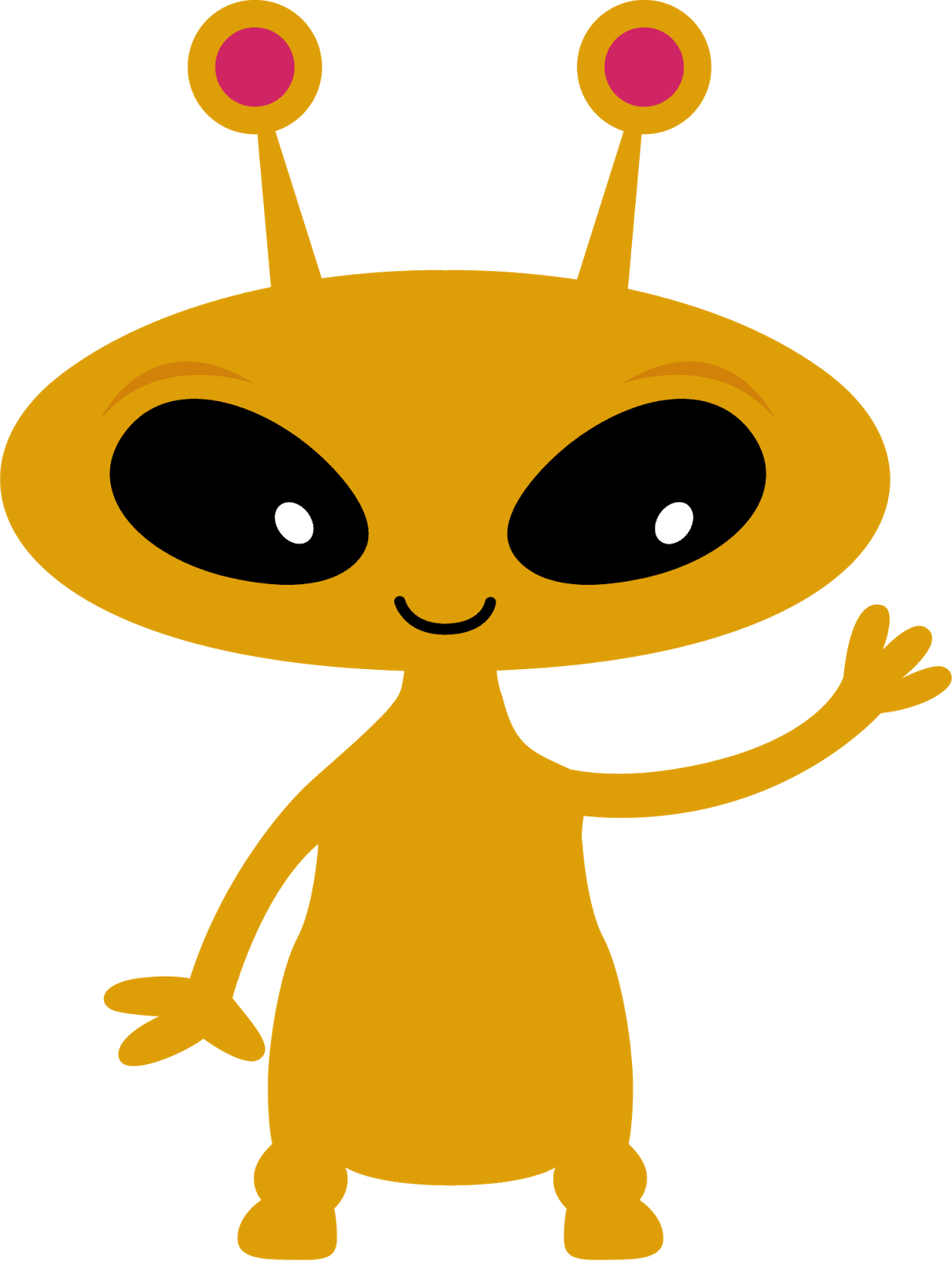 Alien pin page clipart picture 2