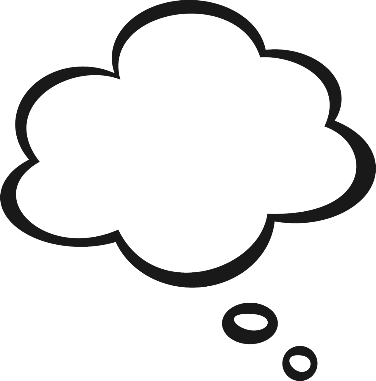 Cloud pin page clipart image