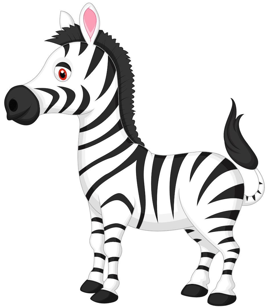 Cartoon zebra background clipart library