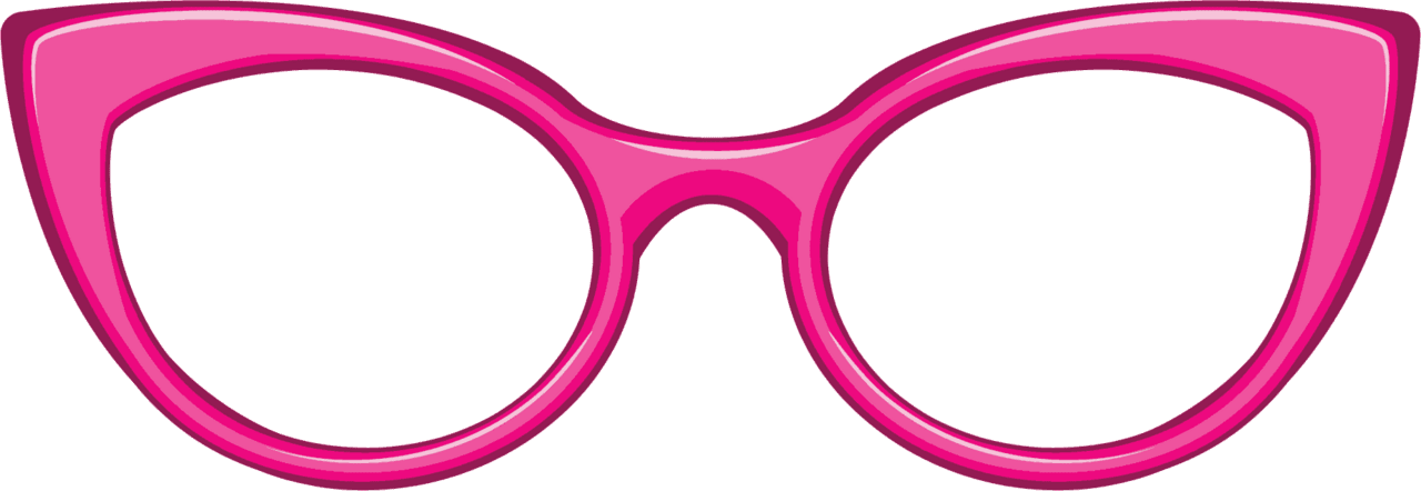 Barbie funny glasses clipart photo