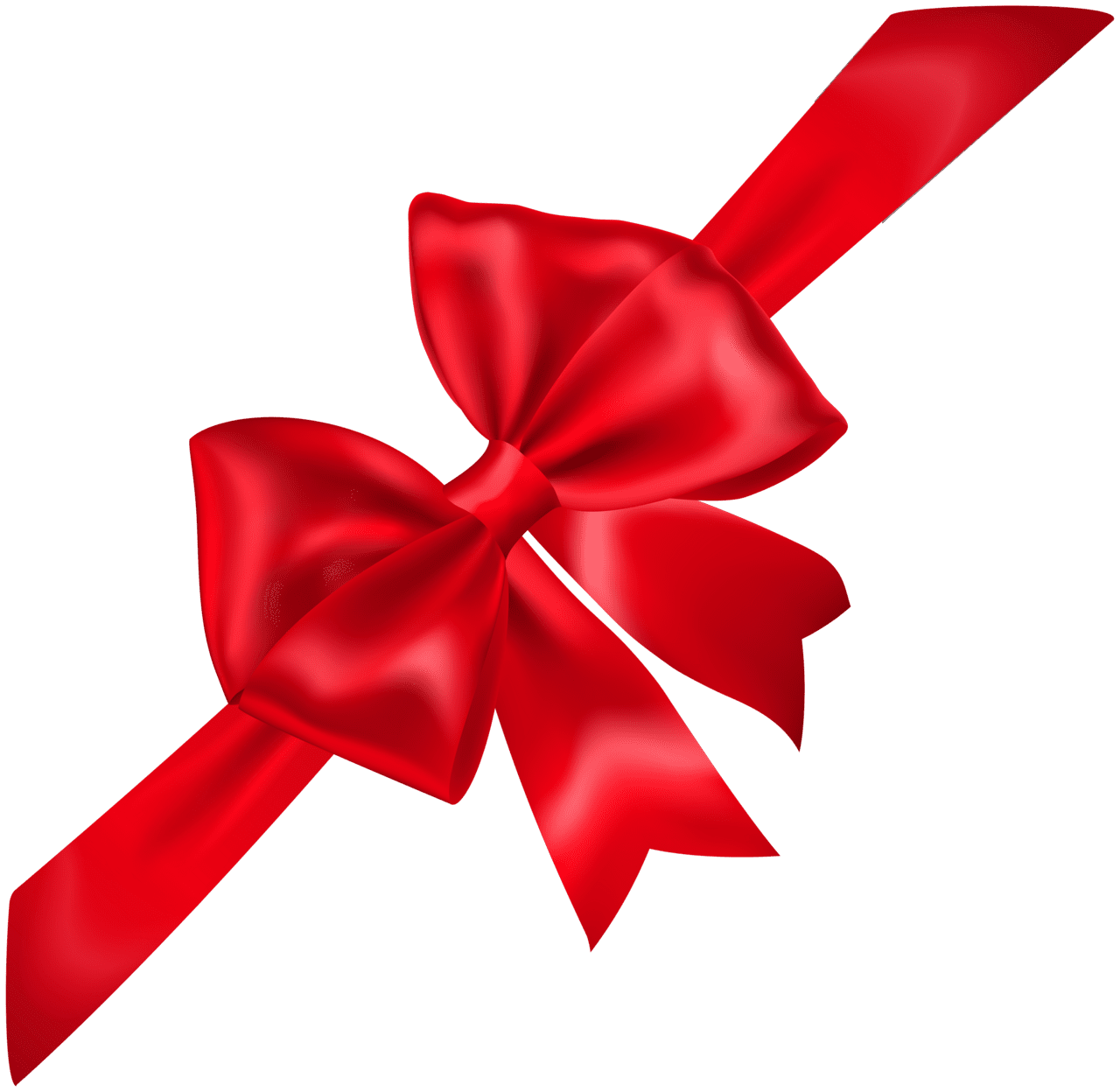 Red bow image clipart