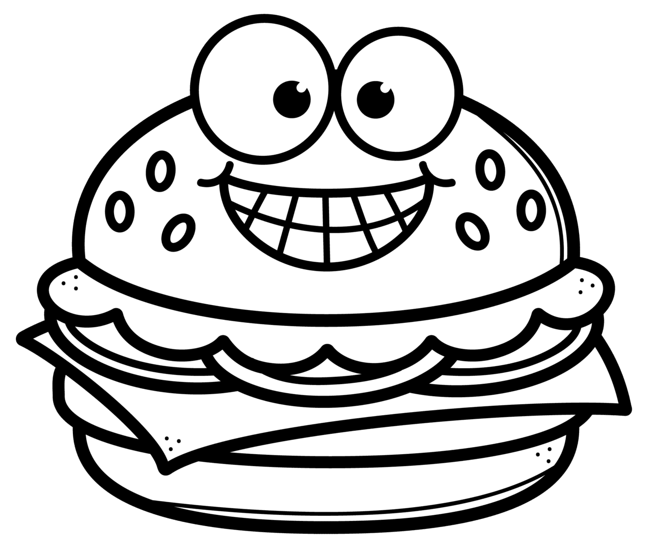 Hamburger pin page clipart transparent