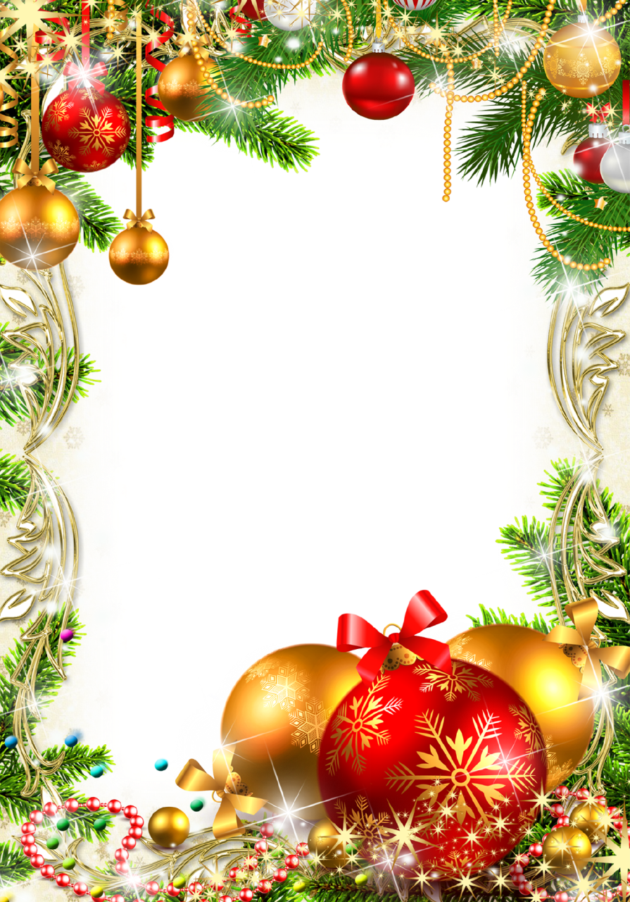 Christmas border decoration image with background clipart