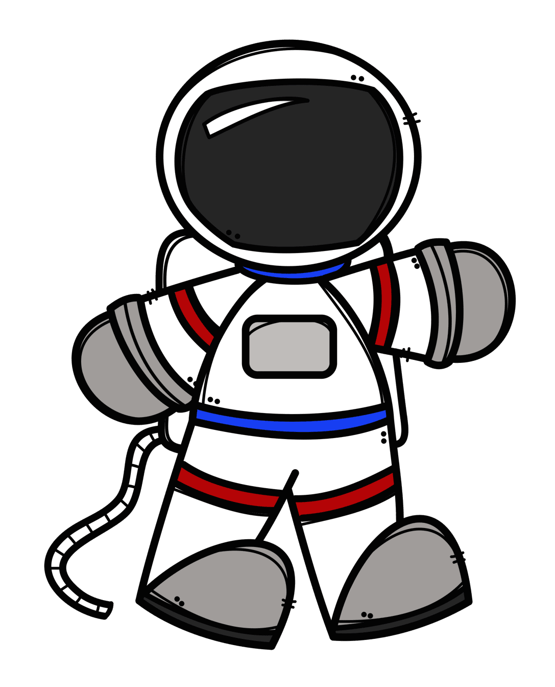 Astronaut pin page clipart clip art