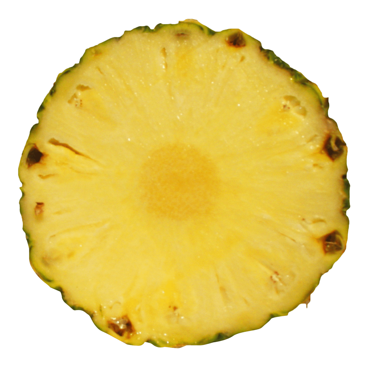 Pineapple slice image ripe food clipart
