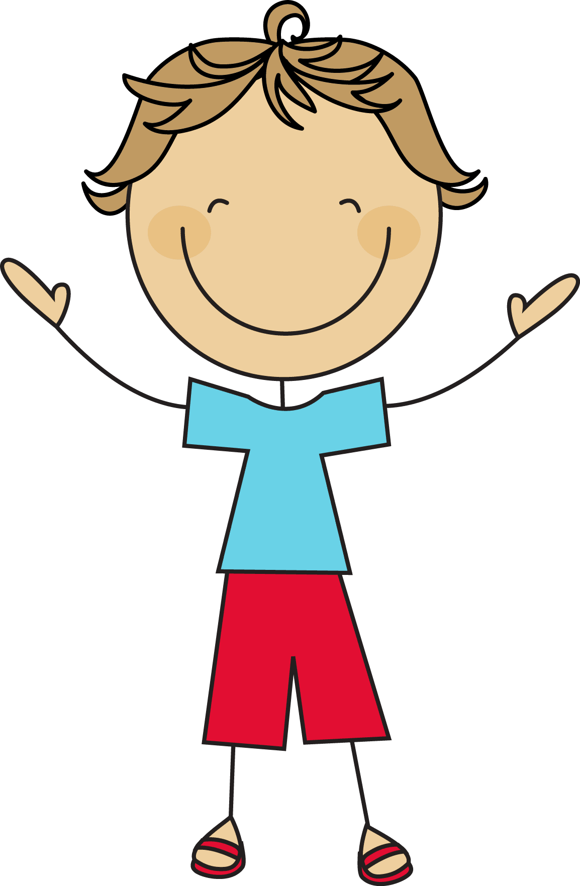 Family boy stick cliparts images clipart library