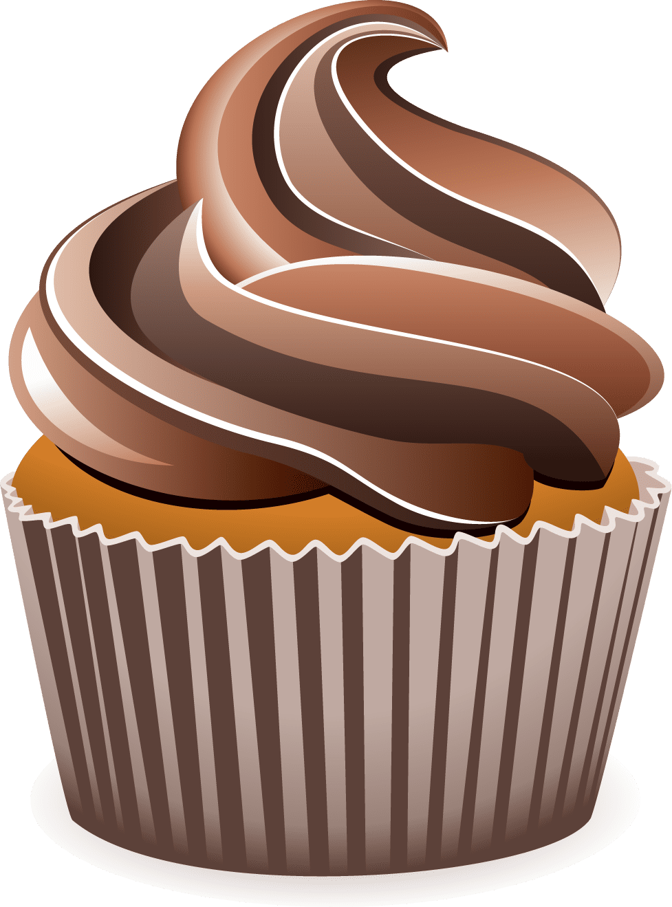 Cupcake pin page clipart vector 2